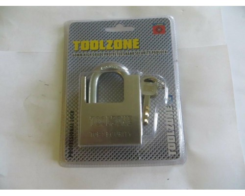 60mm Toolzone Protected Shackle Padlock with 3 Security Keys